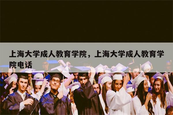 上海大学成人教育学院，上海大学成人教育学院电话-第1张图片-8CJX知识网